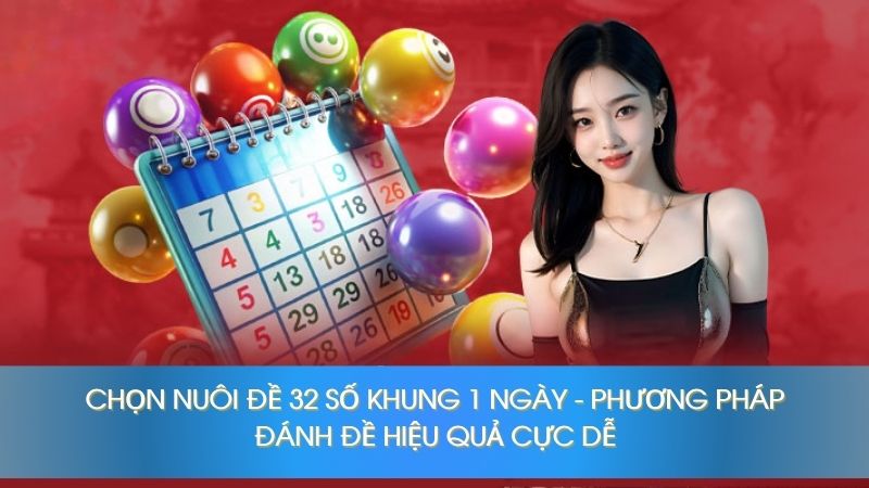 Nuôi 32 số khung 1 ngày giúp bạn mở rộng cơ hội thắng lớn